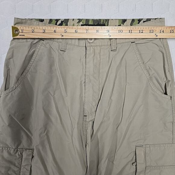 No Boundaries Mens Convertible Pants 30x32 (29x31) Tan Baggy Cargo Y2K Skater - Picture 8 of 10